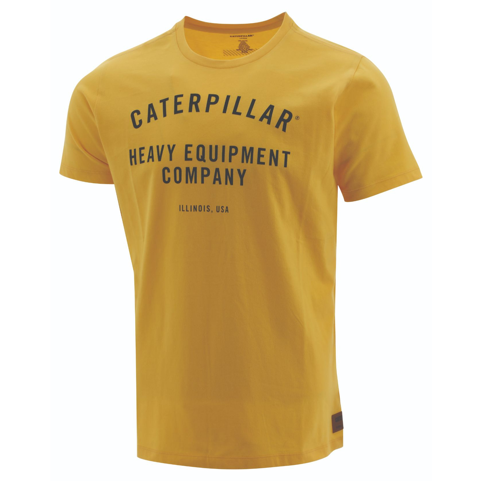 Caterpillar Clothing Sale - Caterpillar Work Hec Mens T-Shirts Yellow (679841-XJI)